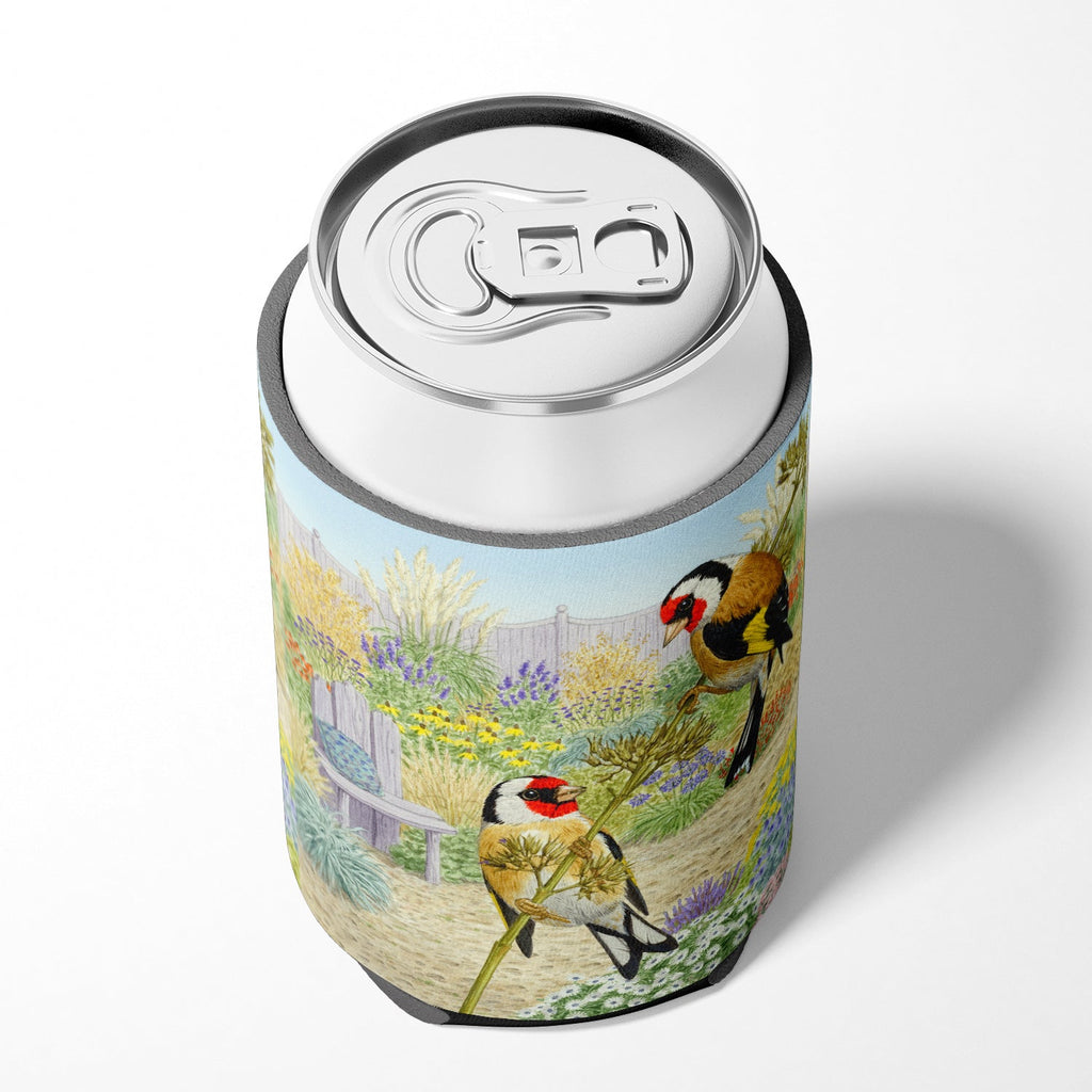 European Goldfinches by Sarah Adams Can or Bottle Hugger Cooler Sleeve for Standard 12 oz Cans, Insulated Foam Beer & Soda Can Hugger Reusable