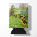 Mallard and Ducklings by Sarah Adams Can or Bottle Hugger Cooler Sleeve for Standard 12 oz Cans, Insulated Foam Beer & Soda Can Hugger Reusable