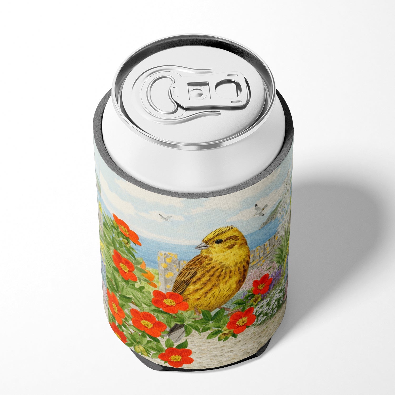 Yellowhammer by Sarah Adams Can or Bottle Hugger Cooler Sleeve for Standard 12 oz Cans, Insulated Foam Beer & Soda Can Hugger Reusable
