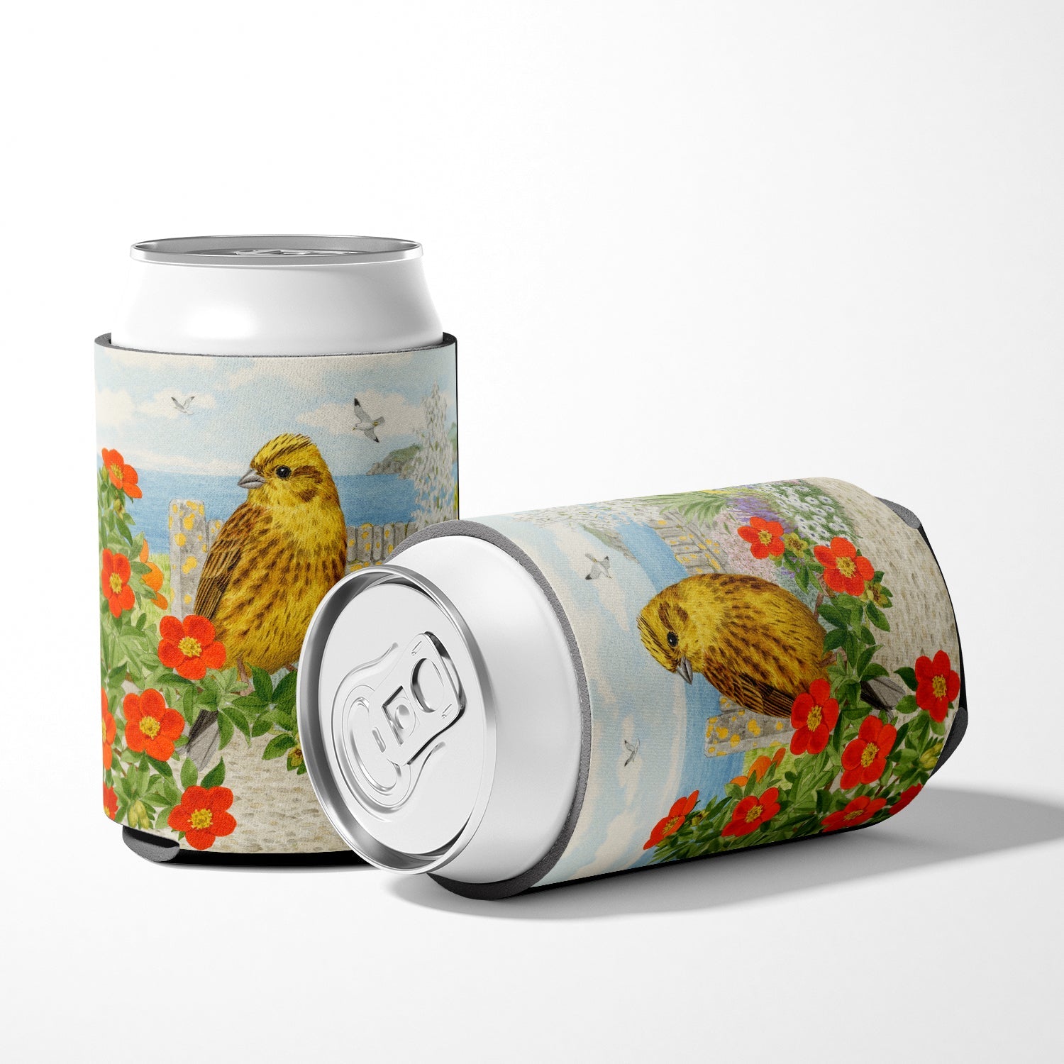 Yellowhammer by Sarah Adams Can or Bottle Hugger Cooler Sleeve for Standard 12 oz Cans, Insulated Foam Beer & Soda Can Hugger Reusable