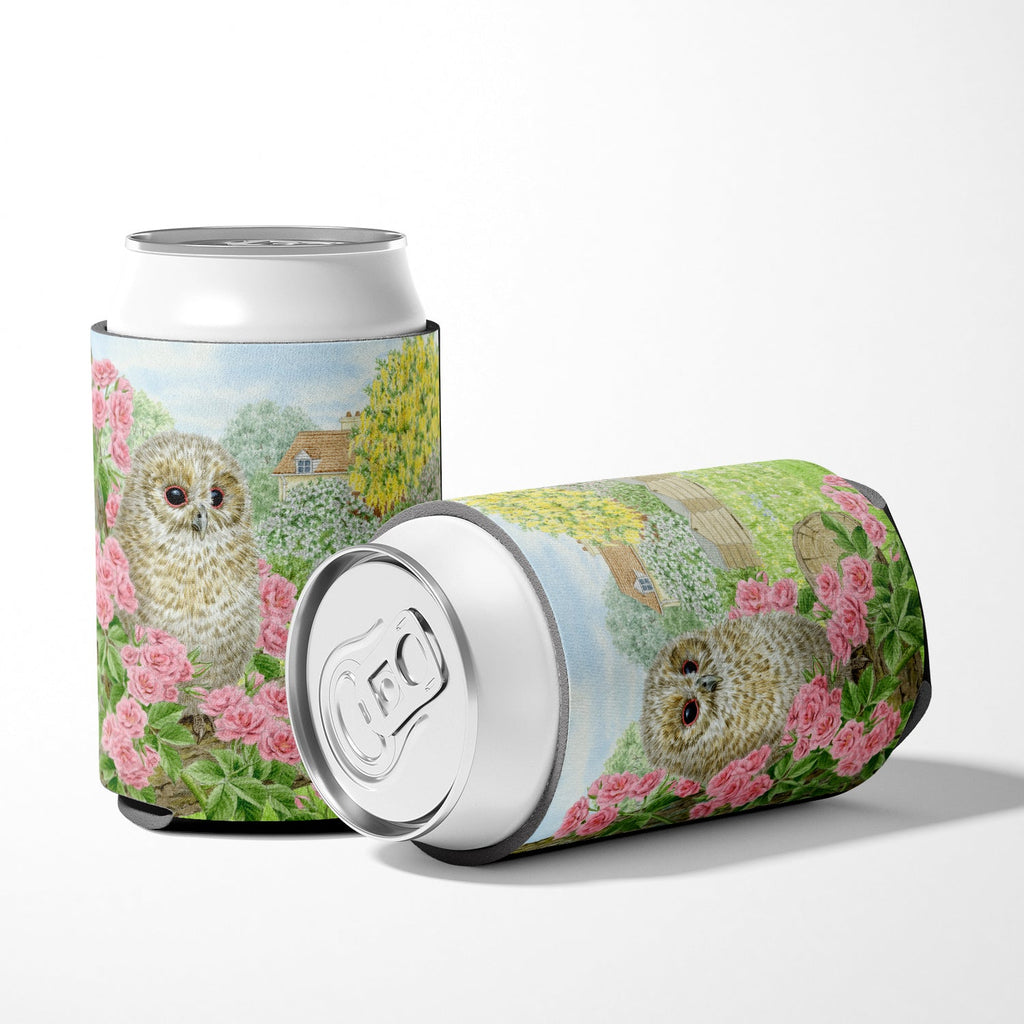 Tawny Owlet by Sarah Adams Can or Bottle Hugger Cooler Sleeve for Standard 12 oz Cans, Insulated Foam Beer & Soda Can Hugger Reusable