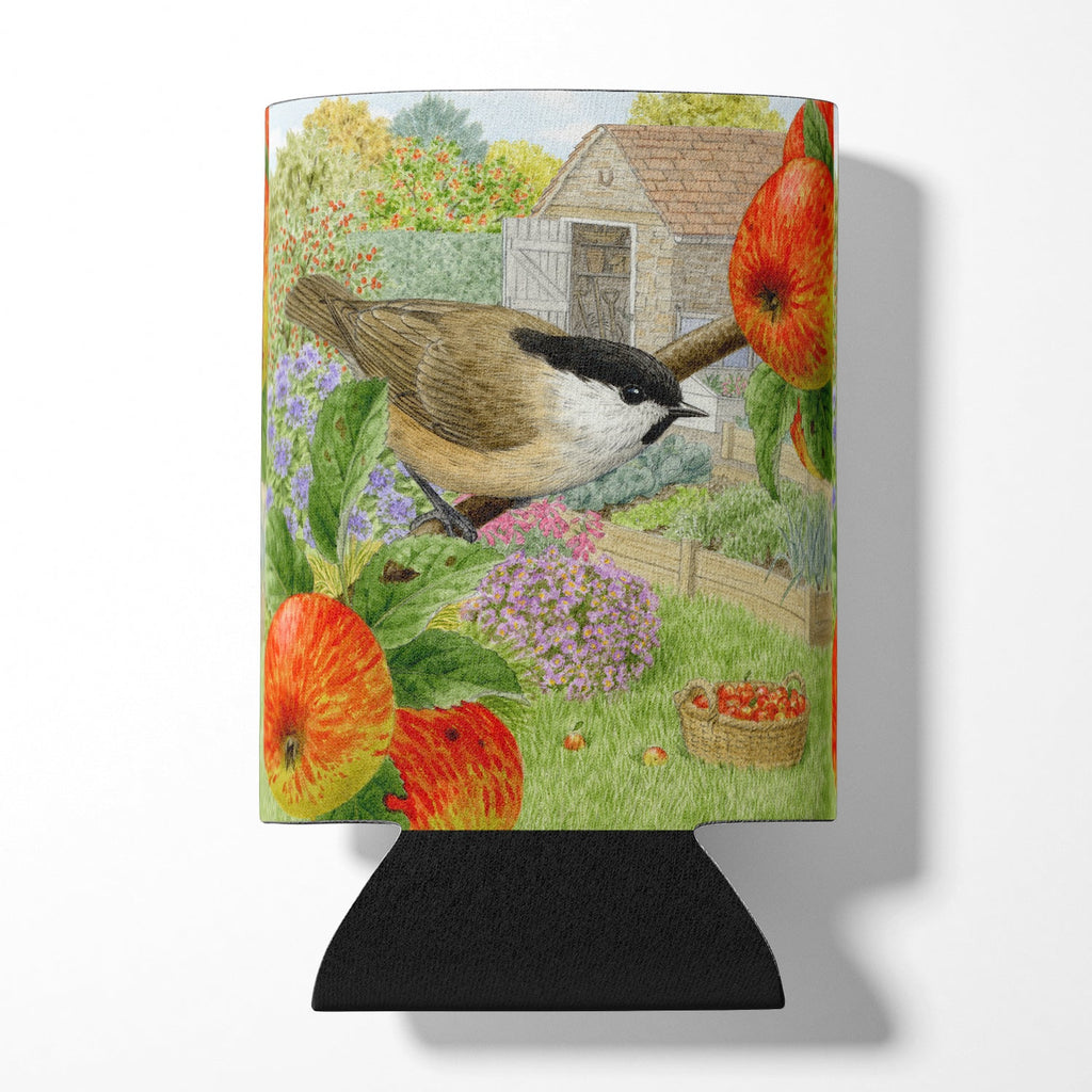 Coal Tits Apple Picker Can or Bottle Hugger Cooler Sleeve for Standard 12 oz Cans, Insulated Foam Beer & Soda Can Hugger Reusable