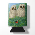 Owlets and Butterfly by Sarah Adams Can or Bottle Hugger Cooler Sleeve for Standard 12 oz Cans, Insulated Foam Beer & Soda Can Hugger Reusable