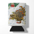 Hedgehog and Red Gate Cottage Can or Bottle Hugger Cooler Sleeve for Standard 12 oz Cans, Insulated Foam Beer & Soda Can Hugger Reusable