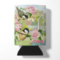 Coal Tits by Sarah Adams Can or Bottle Hugger Cooler Sleeve for Standard 12 oz Cans, Insulated Foam Beer & Soda Can Hugger Reusable