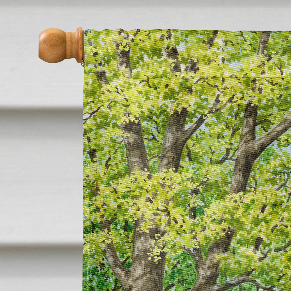 Spring Flowers by Sarah Adams House Flag 28x40 Porch Sleeve Pole Decorative Outside Yard Banner Artwork Wall Hanging, Polyester