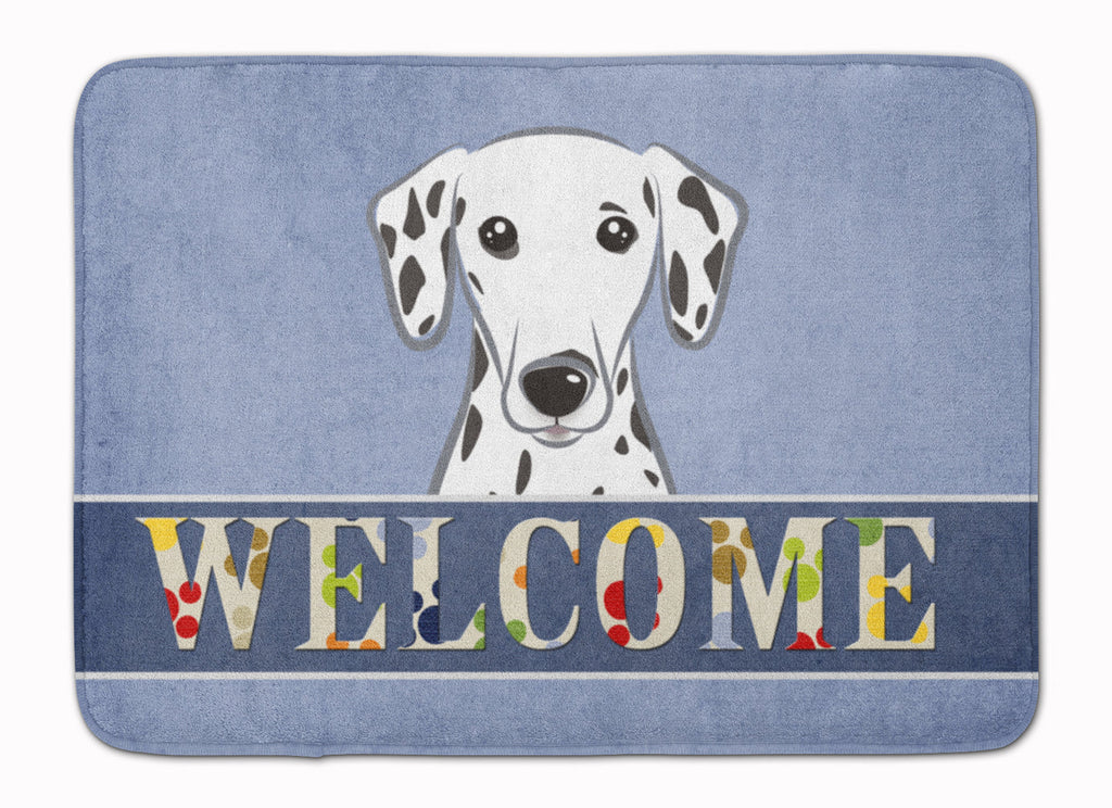 Dalmatian Welcome Memory Foam Kitchen Mat Machine Washable Anti-Fatigue Cushion Comfort Bath or Kitchen Rug