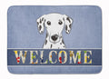 Dalmatian Welcome Memory Foam Kitchen Mat Machine Washable Anti-Fatigue Cushion Comfort Bath or Kitchen Rug