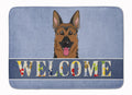German Shepherd Welcome Memory Foam Kitchen Mat Machine Washable Anti-Fatigue Cushion Comfort Bath or Kitchen Rug