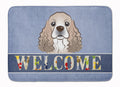 Cocker Spaniel Welcome Memory Foam Kitchen Mat Machine Washable Anti-Fatigue Cushion Comfort Bath or Kitchen Rug