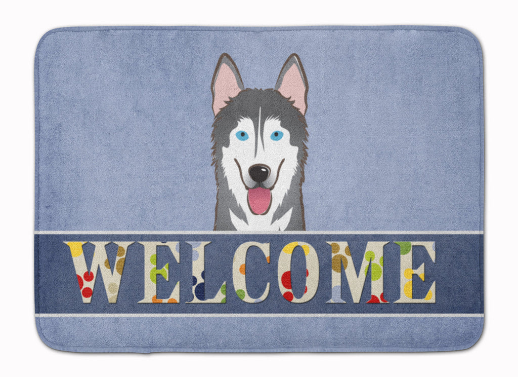 Alaskan Malamute Welcome Memory Foam Kitchen Mat Machine Washable Anti-Fatigue Cushion Comfort Bath or Kitchen Rug