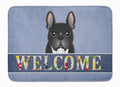 French Bulldog Welcome Memory Foam Kitchen Mat Machine Washable Anti-Fatigue Cushion Comfort Bath or Kitchen Rug