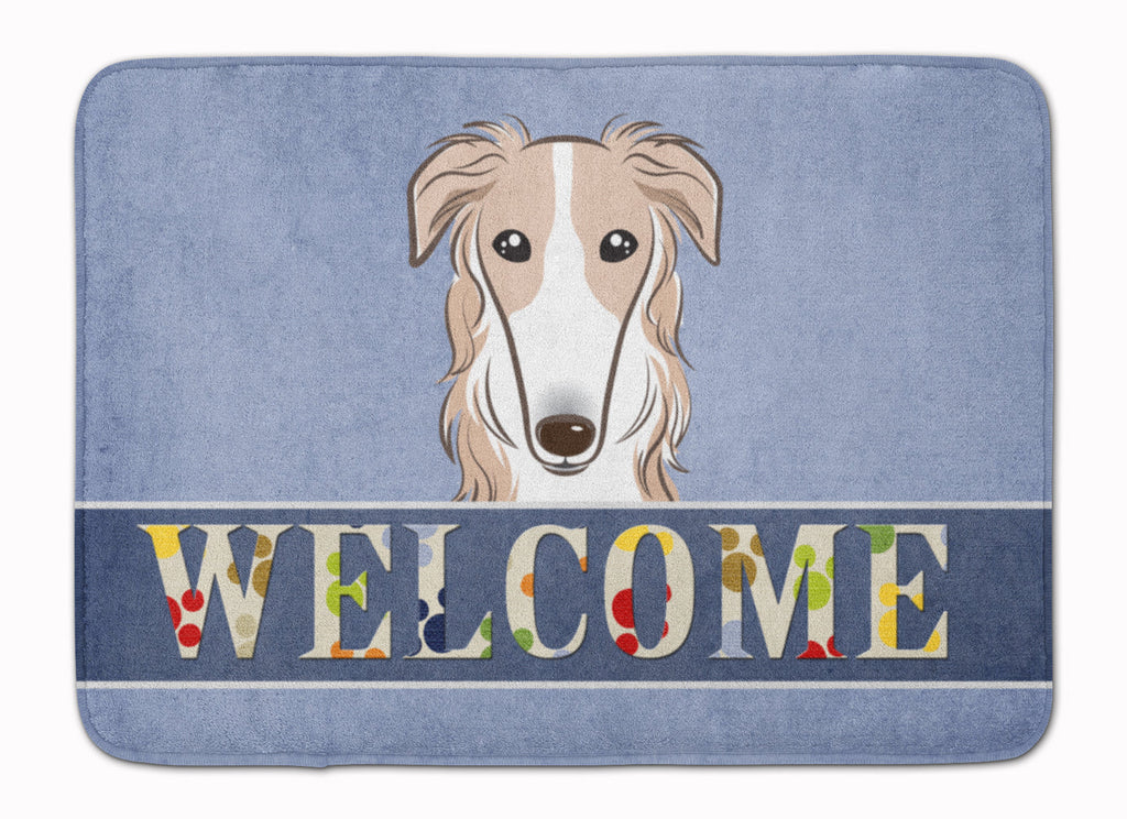 Borzoi Welcome Memory Foam Kitchen Mat Machine Washable Anti-Fatigue Cushion Comfort Bath or Kitchen Rug