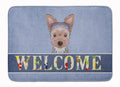 Yorkie Puppy Welcome Memory Foam Kitchen Mat Machine Washable Anti-Fatigue Cushion Comfort Bath or Kitchen Rug