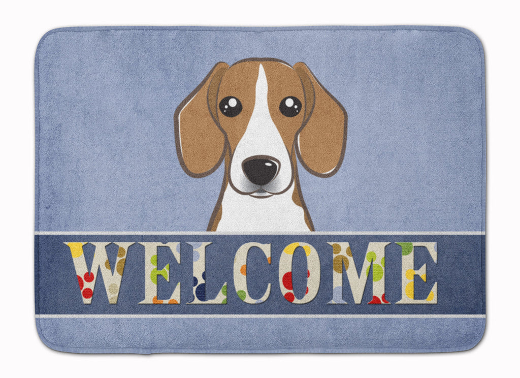 Beagle Welcome Memory Foam Kitchen Mat Machine Washable Anti-Fatigue Cushion Comfort Bath or Kitchen Rug