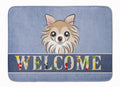 Chihuahua Welcome Memory Foam Kitchen Mat Machine Washable Anti-Fatigue Cushion Comfort Bath or Kitchen Rug