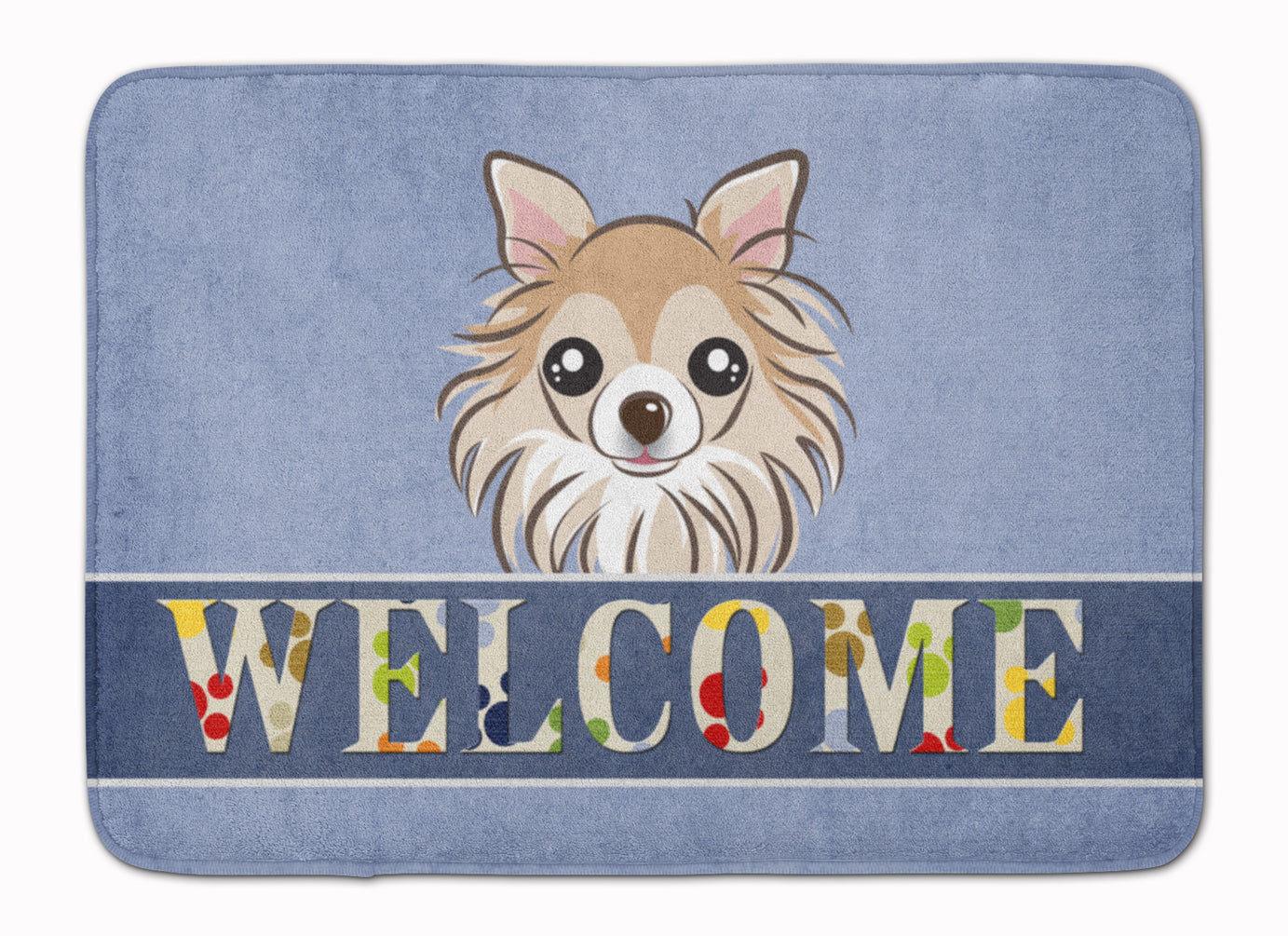 Chihuahua Welcome Memory Foam Kitchen Mat Machine Washable Anti-Fatigue Cushion Comfort Bath or Kitchen Rug