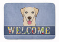 Golden Retriever Welcome Memory Foam Kitchen Mat Machine Washable Anti-Fatigue Cushion Comfort Bath or Kitchen Rug