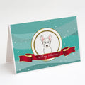 Westie Merry Christmas Greeting Cards Pack of 8 Blank Cards with Envelopes Whimsical A7 Size 5x7