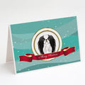 Japanese Chin Merry Christmas Greeting Cards Pack of 8 Blank Cards with Envelopes Whimsical A7 Size 5x7