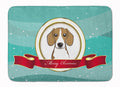 Beagle Merry Christmas Memory Foam Kitchen Mat Machine Washable Anti-Fatigue Cushion Comfort Bath or Kitchen Rug