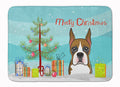 Christmas Tree and Boxer Memory Foam Kitchen Mat Machine Washable Anti-Fatigue Cushion Comfort Bath or Kitchen Rug
