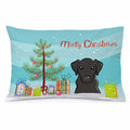 Christmas Tree and Black Labrador Standard Pillowcase Lightweight Super Soft Easy Care Decorative Artwork Pillowcase, Standard