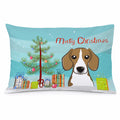 Christmas Tree and Beagle Standard Pillowcase Lightweight Super Soft Easy Care Decorative Artwork Pillowcase, Standard