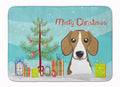 Christmas Tree and Beagle Memory Foam Kitchen Mat Machine Washable Anti-Fatigue Cushion Comfort Bath or Kitchen Rug