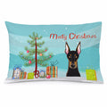 Christmas Tree and Doberman Standard Pillowcase Lightweight Super Soft Easy Care Decorative Artwork Pillowcase, Standard