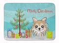 Christmas Tree and Chihuahua Memory Foam Kitchen Mat Machine Washable Anti-Fatigue Cushion Comfort Bath or Kitchen Rug