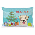 Christmas Tree and Golden Retriever Standard Pillowcase Lightweight Super Soft Easy Care Decorative Artwork Pillowcase, Standard