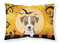 Halloween Jack Russell Terrier Standard Pillowcase Lightweight Super Soft Easy Care Decorative Artwork Pillowcase, Standard
