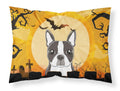 Halloween Boston Terrier Standard Pillowcase Lightweight Super Soft Easy Care Decorative Artwork Pillowcase, Standard