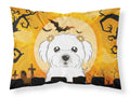 Halloween Maltese Standard Pillowcase Lightweight Super Soft Easy Care Decorative Artwork Pillowcase, Standard