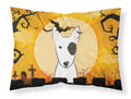 Halloween Bull Terrier Standard Pillowcase Lightweight Super Soft Easy Care Decorative Artwork Pillowcase, Standard