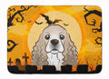 Halloween Cocker Spaniel Memory Foam Kitchen Mat Machine Washable Anti-Fatigue Cushion Comfort Bath or Kitchen Rug