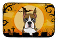 Halloween Boxer Dish Drying Mat Absorbent Dish Drying Mat Pad for Kitchen Counter Dish Drainer Mat for Countertop, 14 x 21", Multicolor