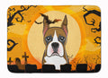 Halloween Boxer Memory Foam Kitchen Mat Machine Washable Anti-Fatigue Cushion Comfort Bath or Kitchen Rug