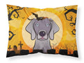 Halloween Weimaraner Standard Pillowcase Lightweight Super Soft Easy Care Decorative Artwork Pillowcase, Standard