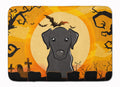 Halloween Black Labrador Memory Foam Kitchen Mat Machine Washable Anti-Fatigue Cushion Comfort Bath or Kitchen Rug