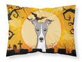 Halloween Italian Greyhound Standard Pillowcase Lightweight Super Soft Easy Care Decorative Artwork Pillowcase, Standard