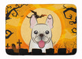 Halloween French Bulldog Memory Foam Kitchen Mat Machine Washable Anti-Fatigue Cushion Comfort Bath or Kitchen Rug