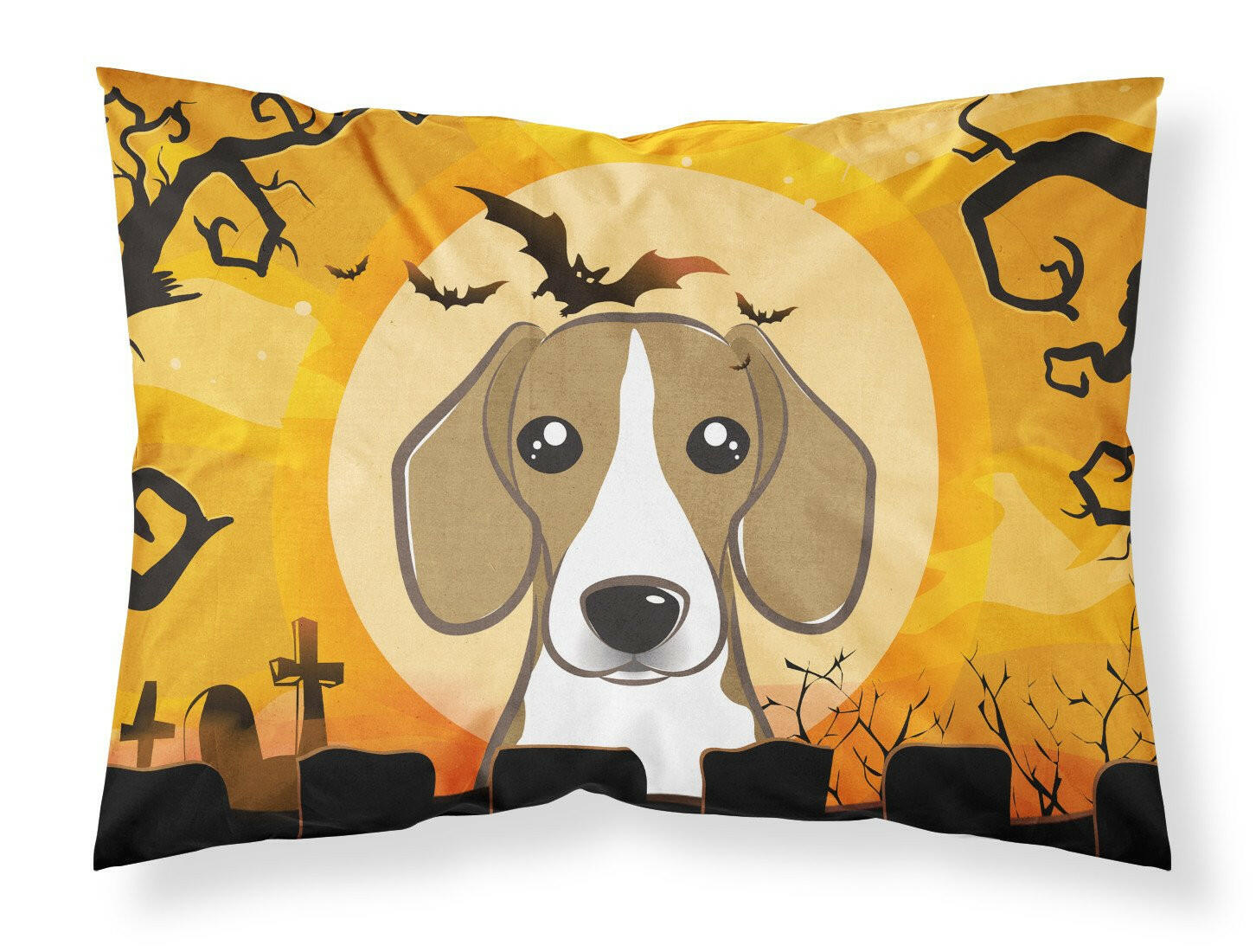 Halloween Beagle Standard Pillowcase Lightweight Super Soft Easy Care Decorative Artwork Pillowcase, Standard