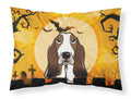 Halloween Basset Hound Standard Pillowcase Lightweight Super Soft Easy Care Decorative Artwork Pillowcase, Standard