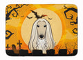 Halloween Afghan Hound Memory Foam Kitchen Mat Machine Washable Anti-Fatigue Cushion Comfort Bath or Kitchen Rug