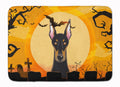 Halloween Doberman Memory Foam Kitchen Mat Machine Washable Anti-Fatigue Cushion Comfort Bath or Kitchen Rug