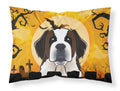 Halloween Saint Bernard Standard Pillowcase Lightweight Super Soft Easy Care Decorative Artwork Pillowcase, Standard