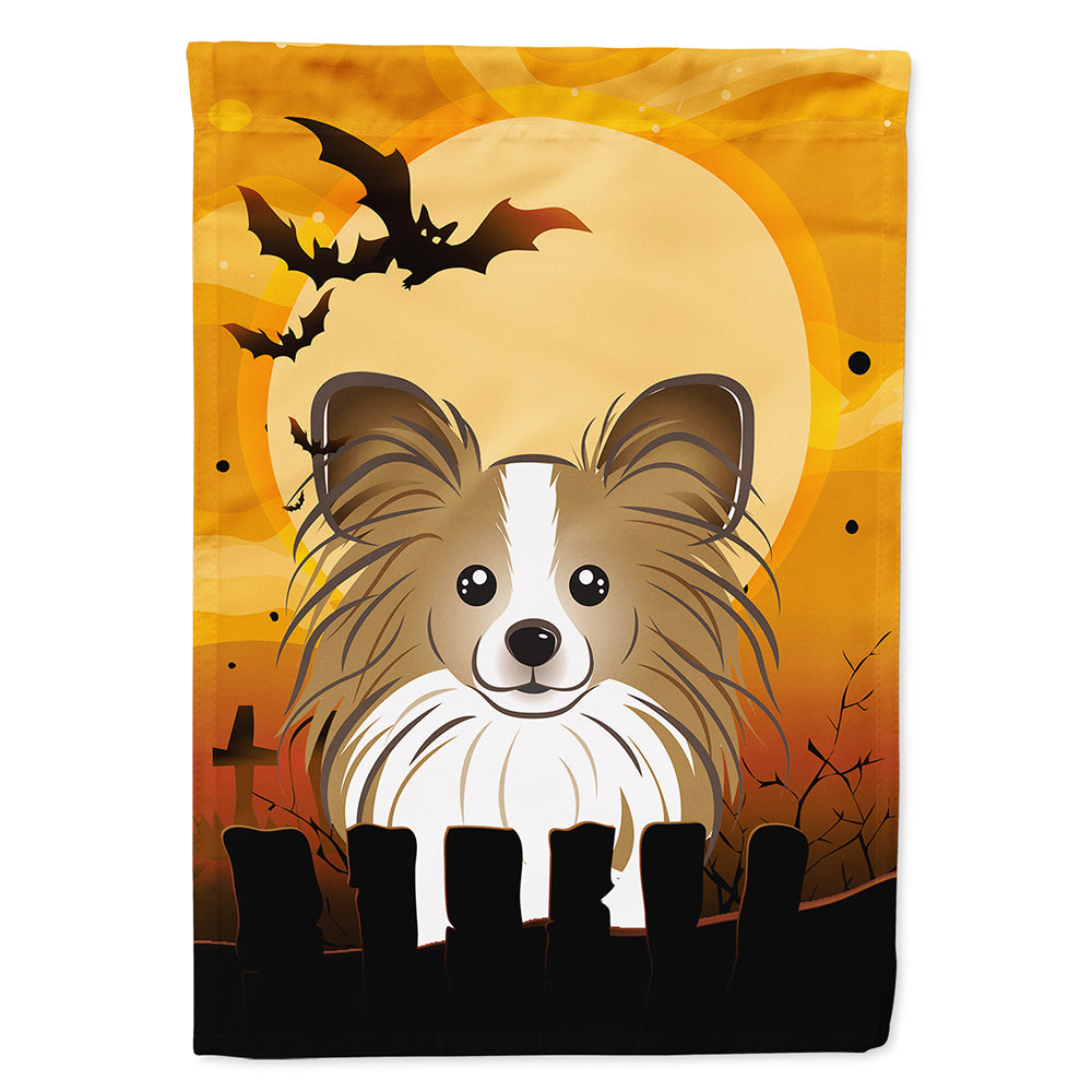 Halloween Papillon House Flag 28x40 Porch Sleeve Pole Decorative Outside Yard Banner Artwork Wall Hanging, Polyester