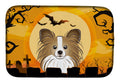 Halloween Papillon Dish Drying Mat Absorbent Dish Drying Mat Pad for Kitchen Counter Dish Drainer Mat for Countertop, 14 x 21", Multicolor